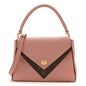 Grained Calfskin Monogram Double V Rose Poudre