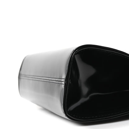 Brushed Calfskin Mini Wanda Top Handle Bag Black