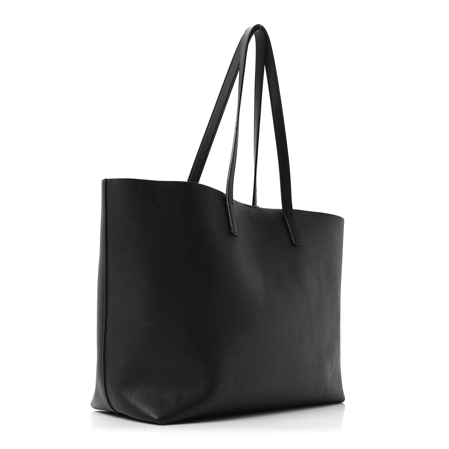 Calfskin Large Shopping Tote Black