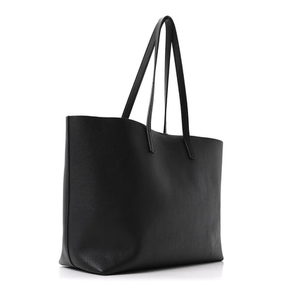 Calfskin Large Shopping Tote Black