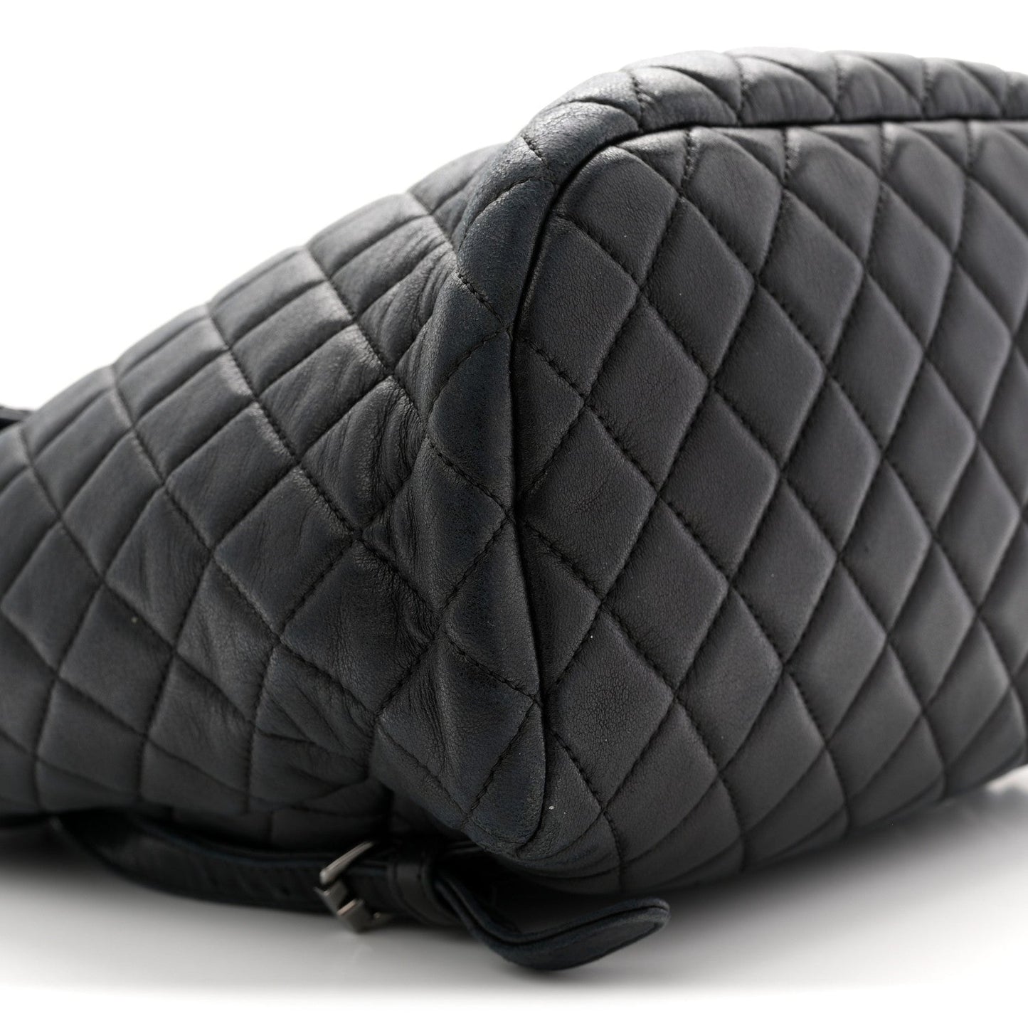 Calfskin Quilted Small Urban Spirit Backpack Black