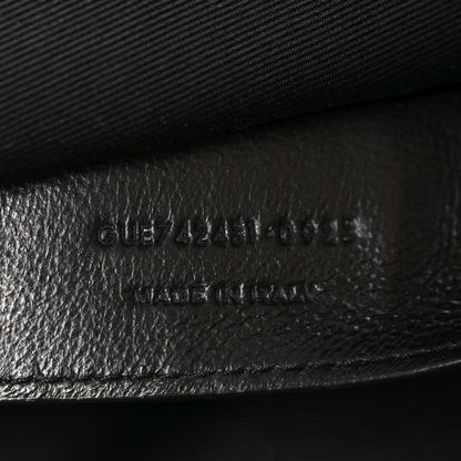 Lambskin Matelasse Monogram Large Jamie 4.3 Black