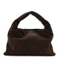 Suede Intrecciato Small Hop Fondant