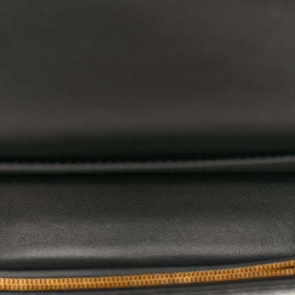 Calfskin Quilted All Over Miss Dior Flap Black