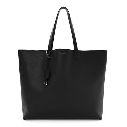 Calfskin Large Shopping Tote Black