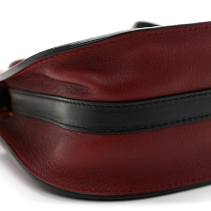 Grained Calfskin Nano Hayley Hobo Sienna Red