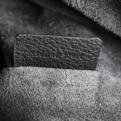 Calfskin Triomphe Heloise Shoulder Bag Slate Grey