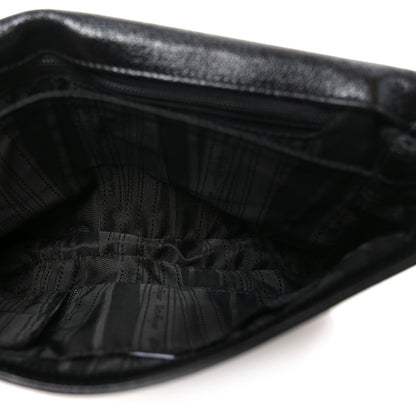 Buffalo Gancini Shoulder Bag Black