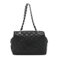 Caviar Quilted Petit Timeless Tote PTT Black