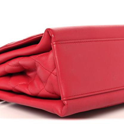 Calfskin Small Tramezzo Flap Red