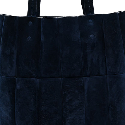 Suede Calfskin Kidskin Zoe Tote Midnight