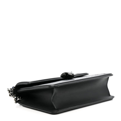 Quilted Nappa Smooth Calfskin Serpenti Forever Diamond Blast Shoulder Bag Black