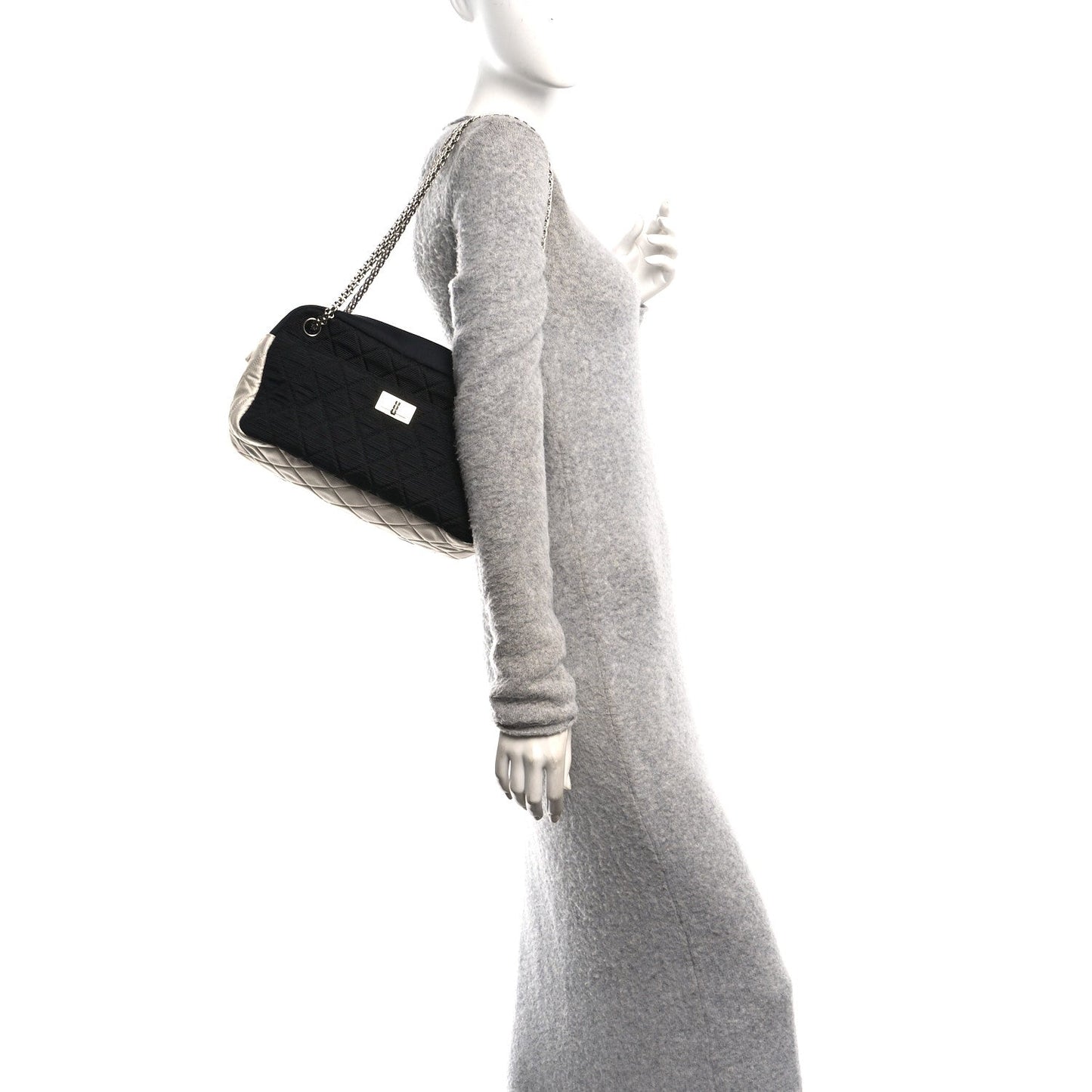 Jersey Reissue Quilted Camera Case  Black White