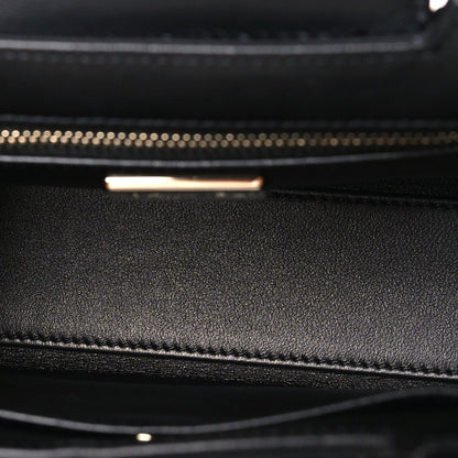 Sequin Nano Kelly Shopper Black