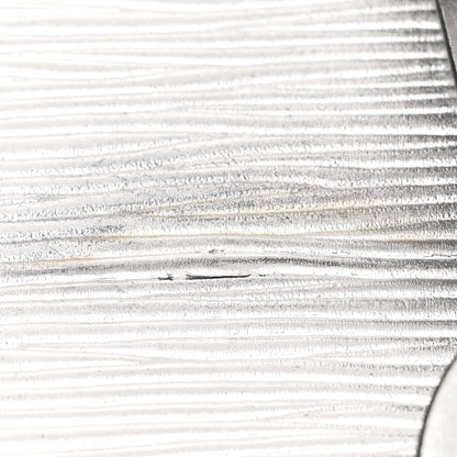 Metallic Epi Petite Boite Chapeau Silver