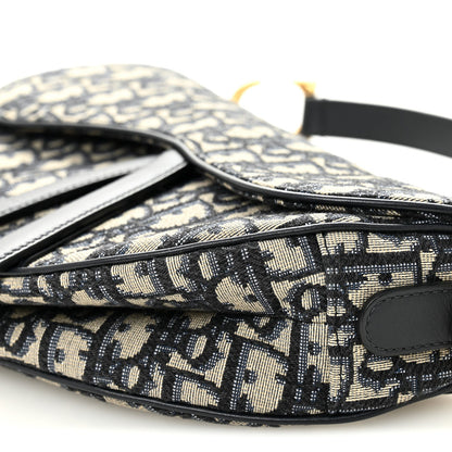 Oblique Saddle Bag Blue