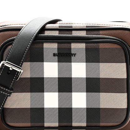 Canvas Check Paddy Messenger Birch Brown