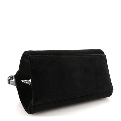 Velvet Strass XS Hug Bag Black