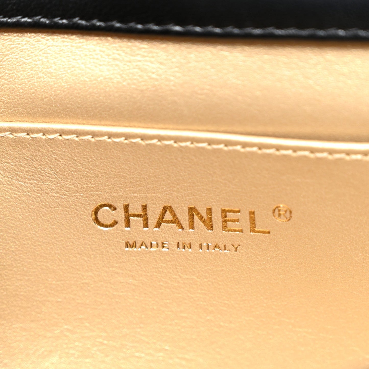 Lambskin Quilted Pearl Small Flap Black