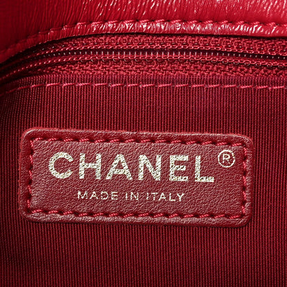 Shiny Lambskin Quilted Small Fashion Therapy Flap Bag Red