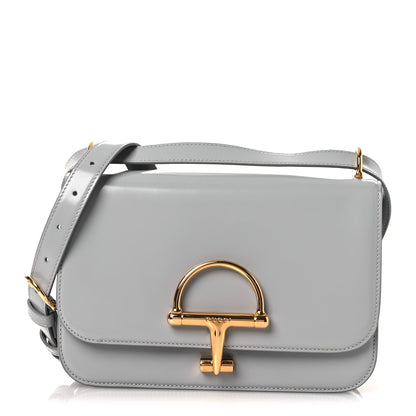Calfskin Siena Small Shoulder Bag Grey