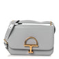 Calfskin Siena Small Shoulder Bag Grey