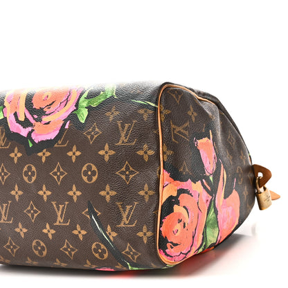 Monogram Roses Speedy 30