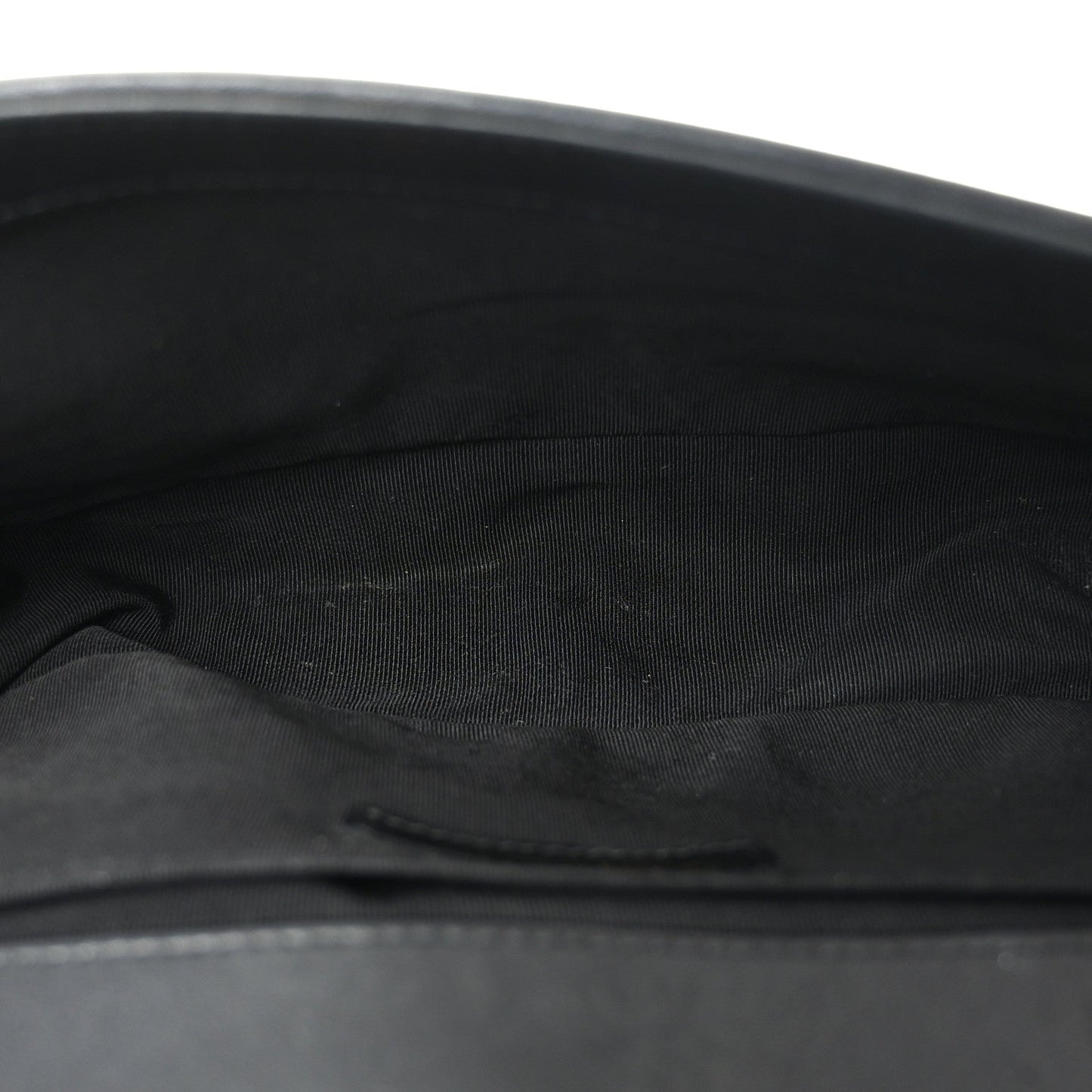 Lambskin Chevron Quilted Medium Boy Flap Black
