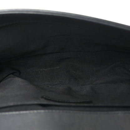 Lambskin Chevron Quilted Medium Boy Flap Black