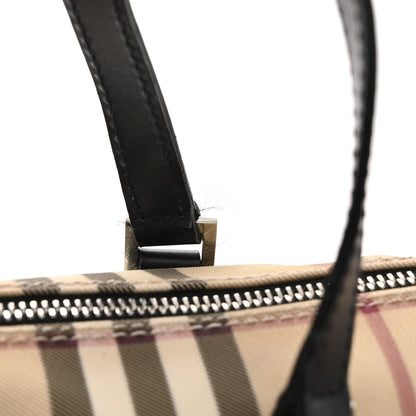 Nova Check Barrel Bag Black