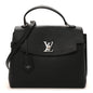 Soft Calfskin Lockme Ever MM Black