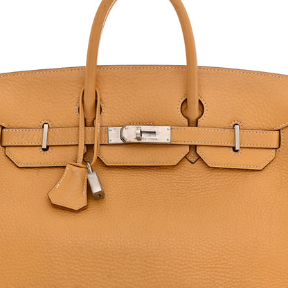 Taurillon Clemence HAC Birkin 32 Natural Sable