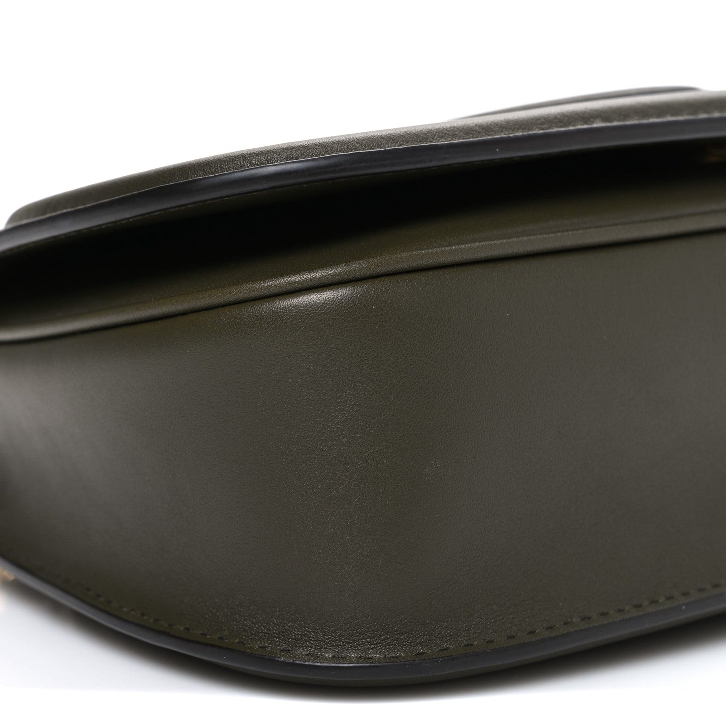 Roxy Calfskin Medium Blondie Top Handle Bag Forest Green