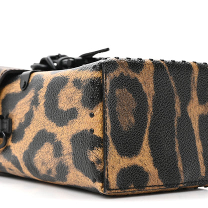 Monogram Wild Animal Print Camera Box Black