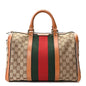 Monogram Vintage Web Medium Boston Tobacco