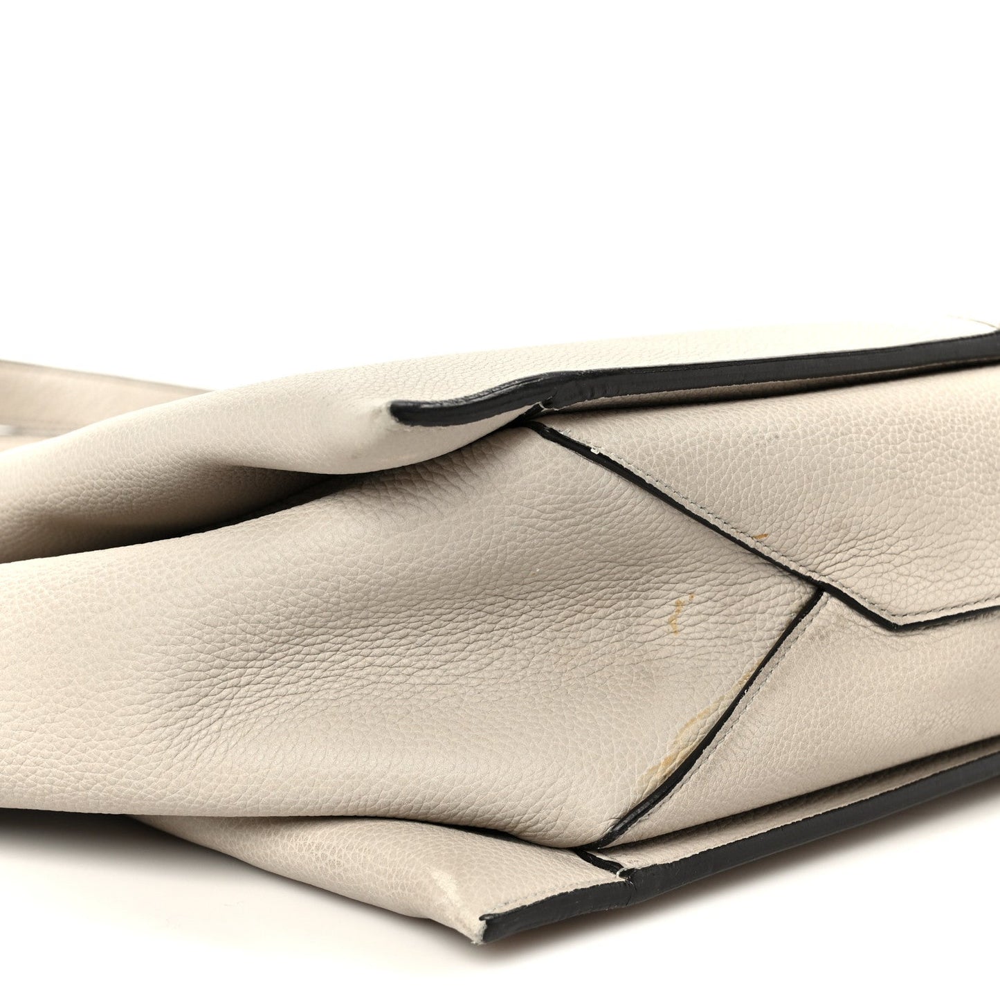 Baby Grained Calfskin Medium Tri-Fold Bag Powder