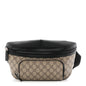 GG Supreme Monogram Belt Bag Black