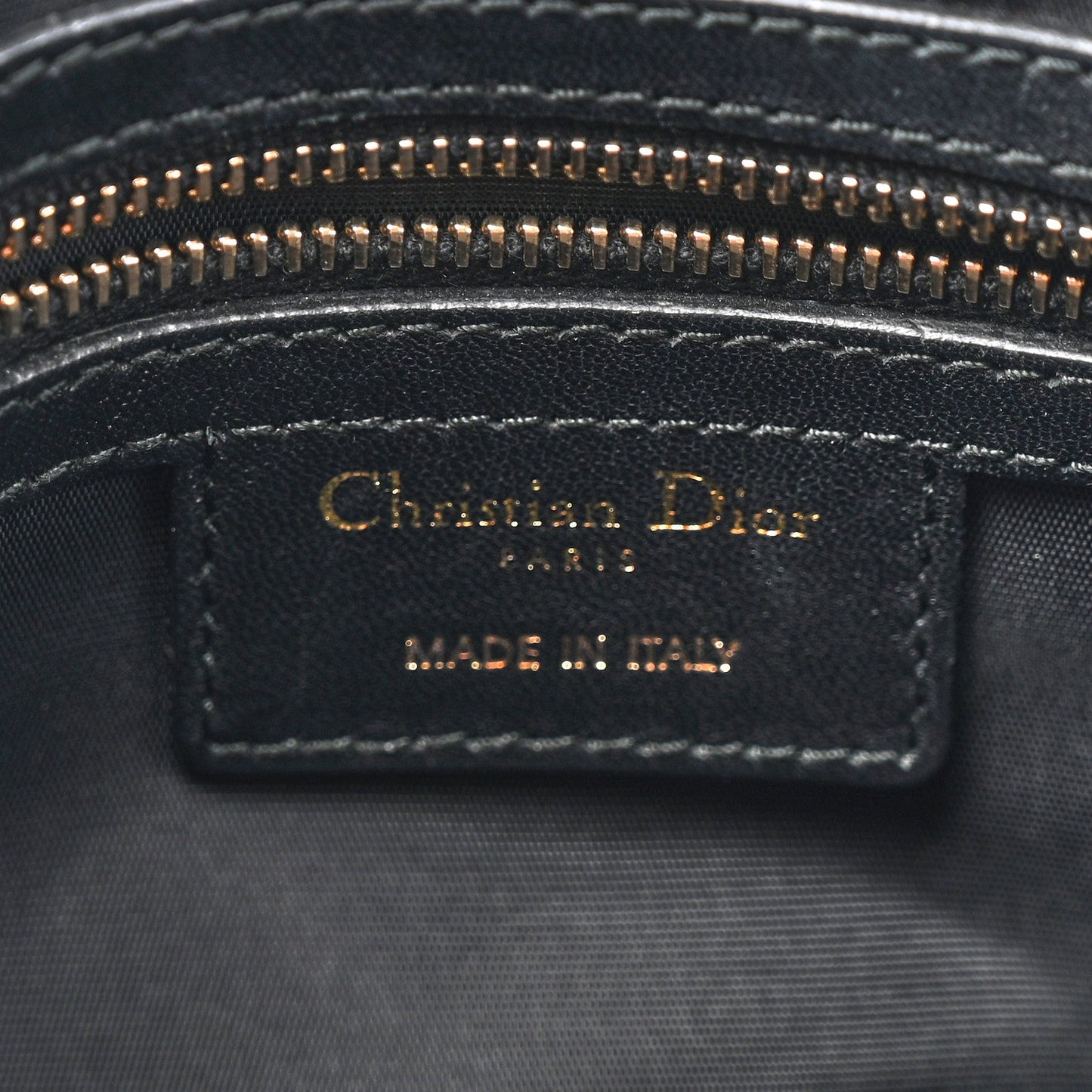 Lambskin Cannage Side Pocket Satchel Black
