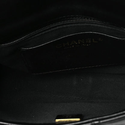 Lambskin Quilted Small Funky Town Flap Black