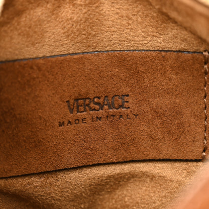 Suede Logo Tag Hobo Tobacco