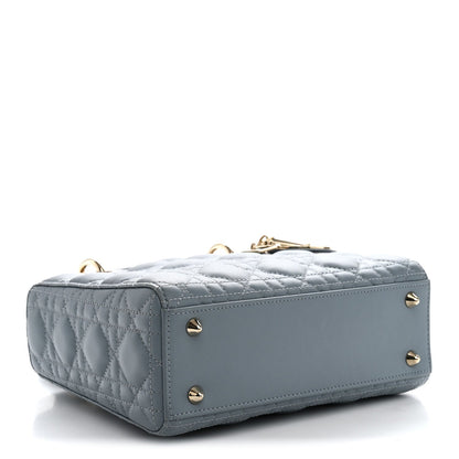 Lambskin Cannage Small My ABCDior Lady Dior Cloud Blue