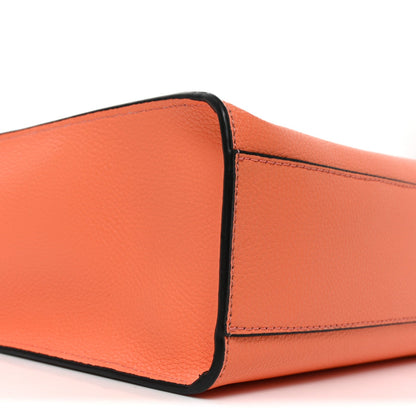 Calfskin Mini Grind Tote Bag Orange