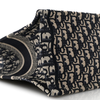Oblique Medium Book Tote Blue Multicolor
