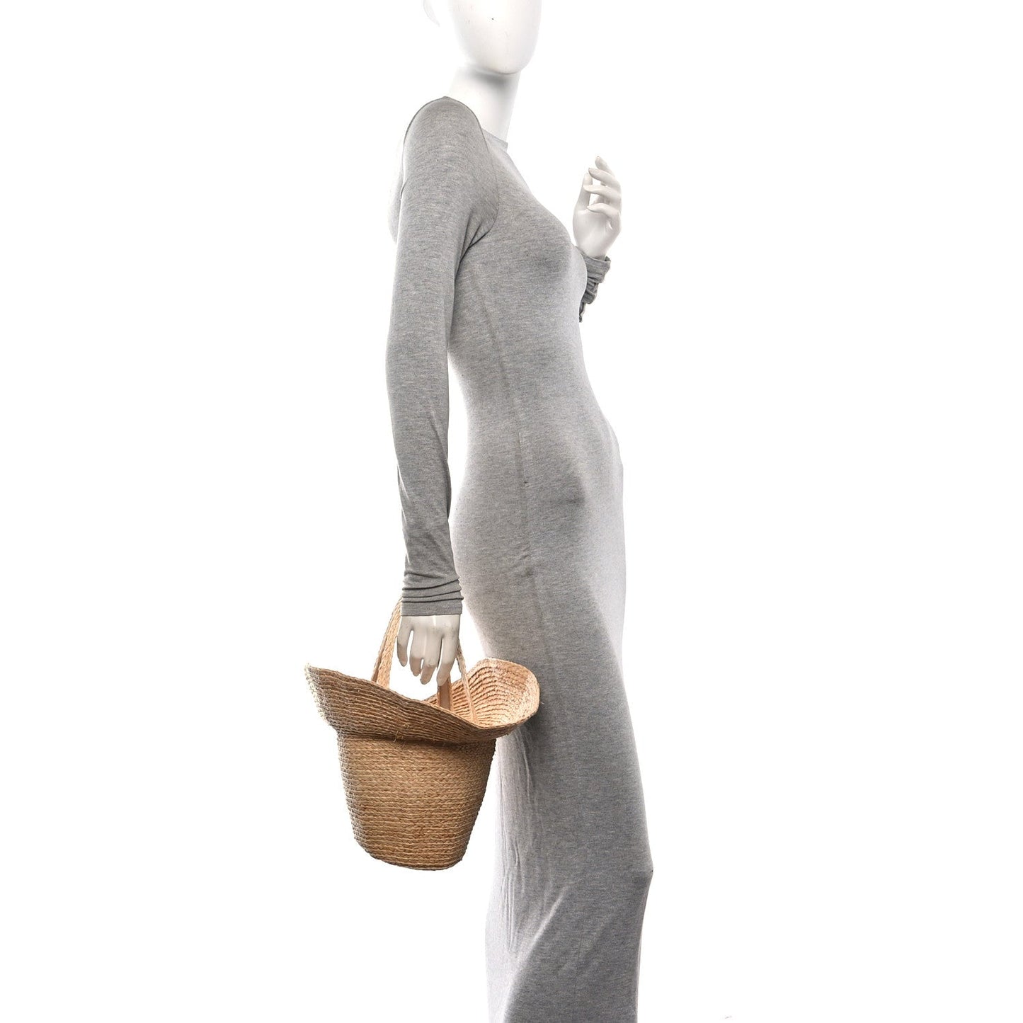 Raffia Sol Bucket Bag Natural