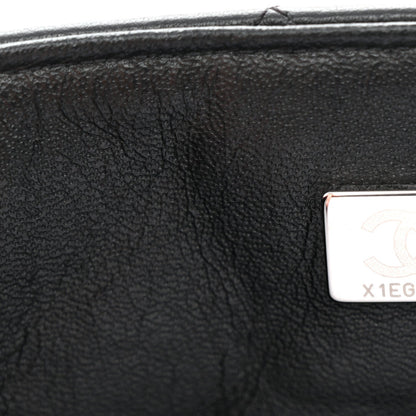 Lambskin Quilted Mini Rectangular Flap So Black