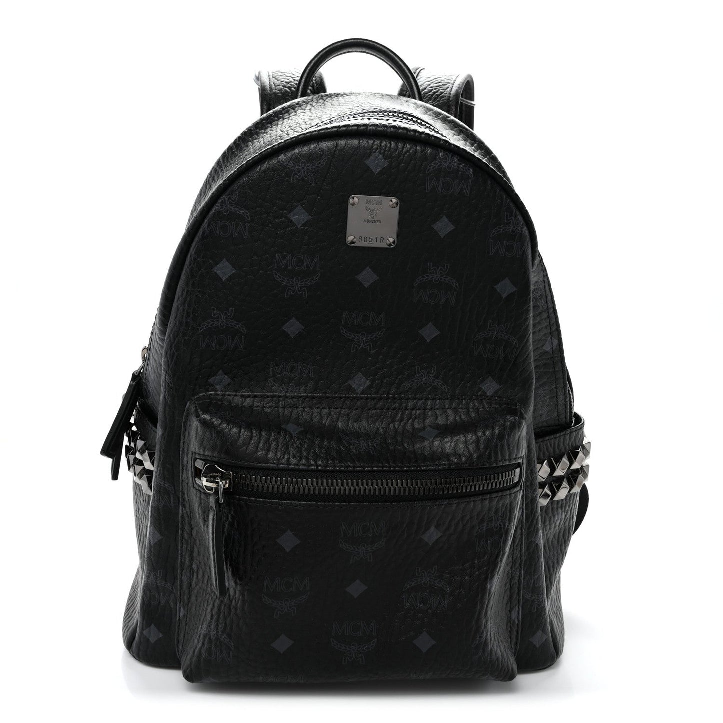 Visetos Small Side Stud Stark Backpack Black
