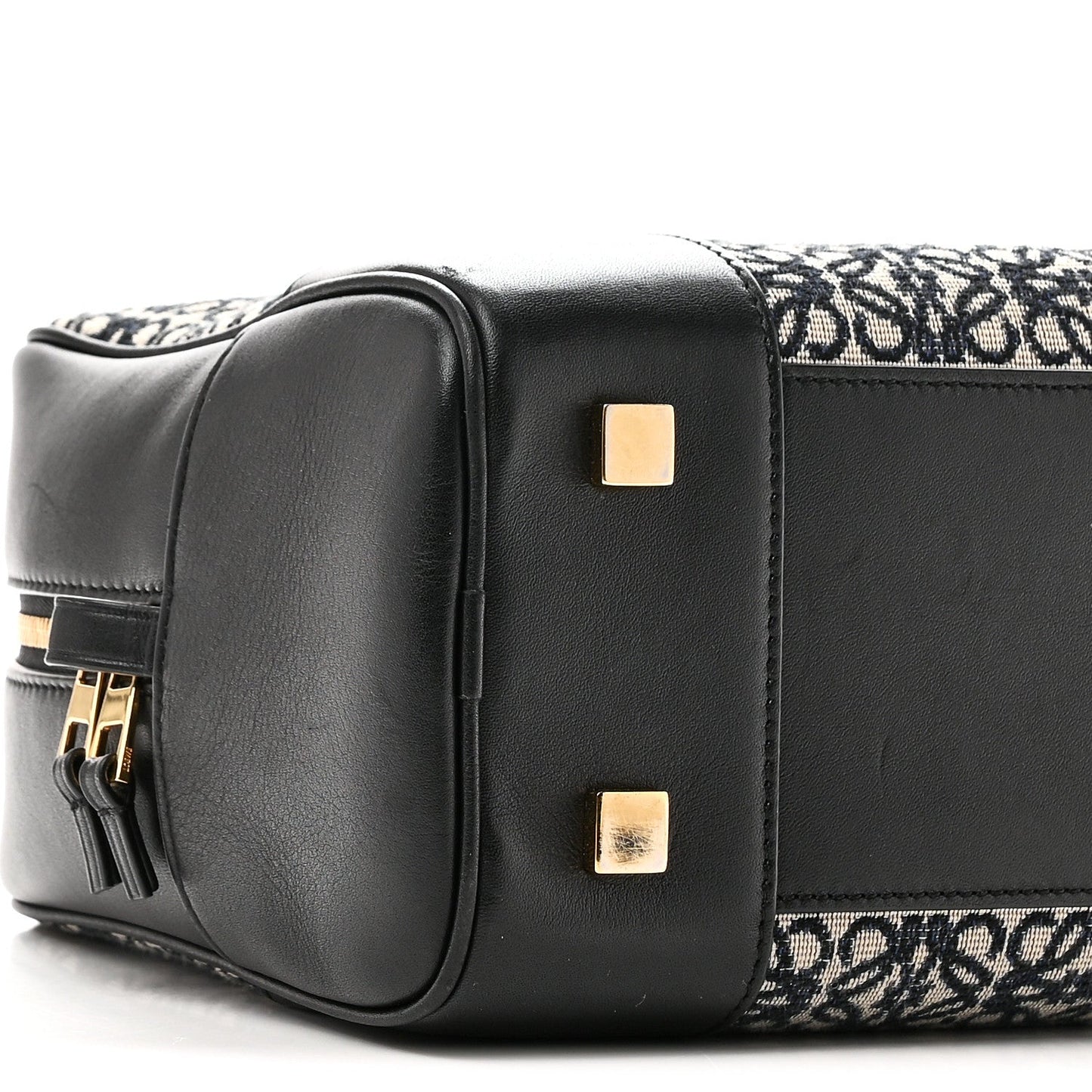 Jacquard Anagram Calfskin Amazona 28 Black Navy