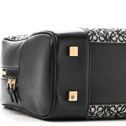 Jacquard Anagram Calfskin Amazona 28 Black Navy