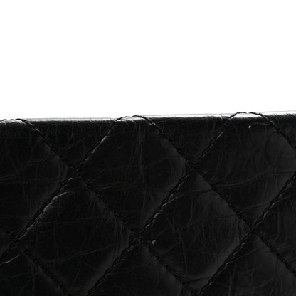 Aged Calfskin Quilted 2.55 Reissue 226 Flap Black