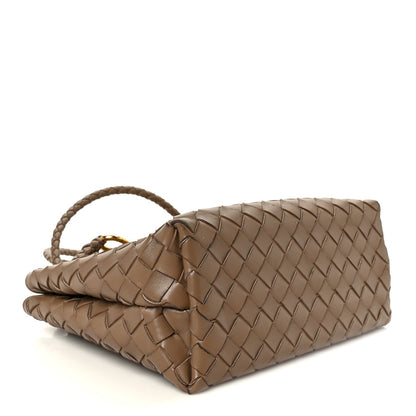 Nappa Intrecciato Small Andiamo Shoulder Bag Pinecone